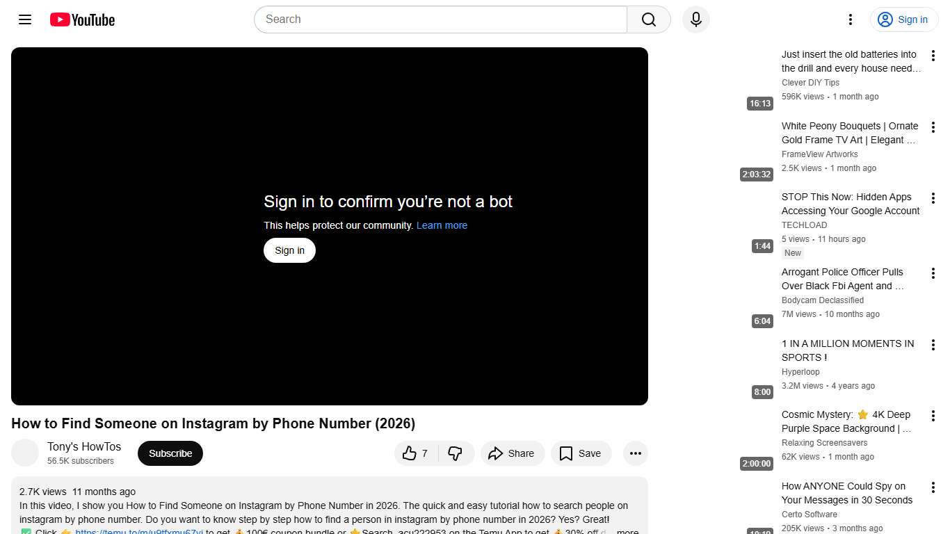 How to Find Someone on Instagram by Phone Number (2026) - YouTube
